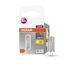 Osram Led Base Pin Lot De 5 Led G4 1,8 Watt 2700 Kelvin 200 Lumen