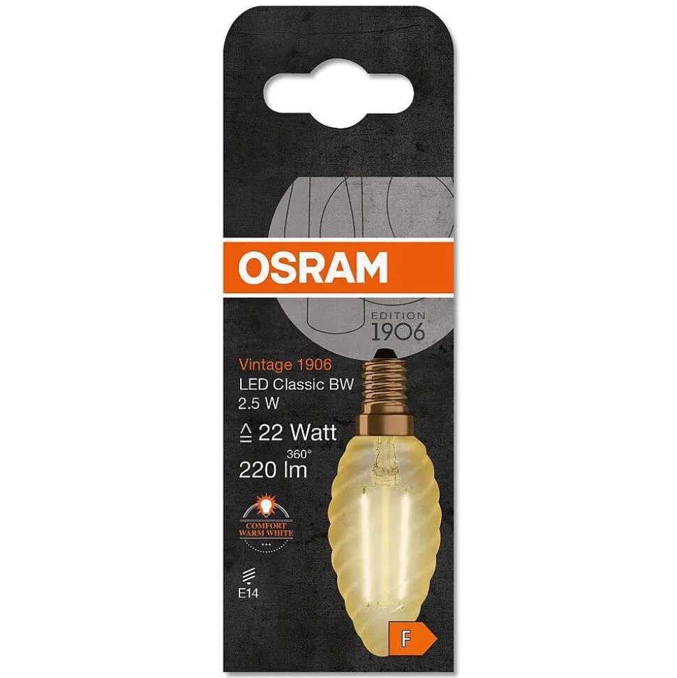 Osram Vintage 1906® Led E14 2,5 Watt 2400 Kelvin 220 Lumen