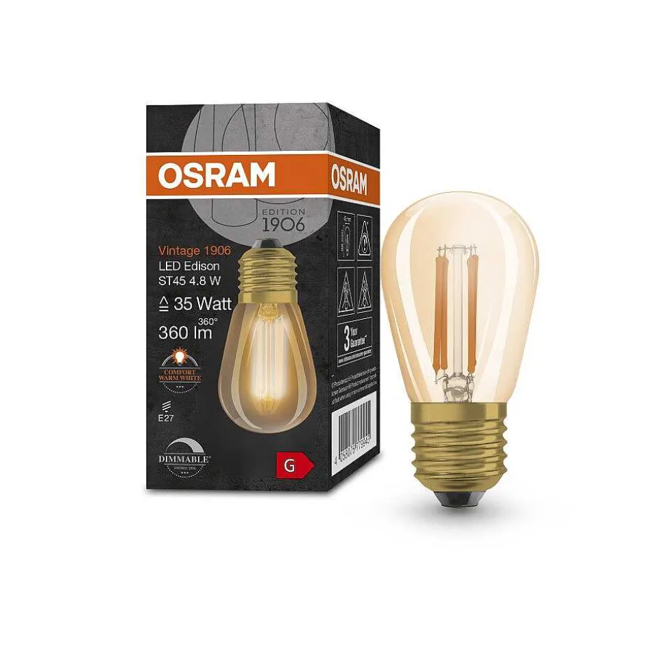 Osram Vintage 1906 Led E27 4,8 Watt 2200 Kelvin 360 Lumen
