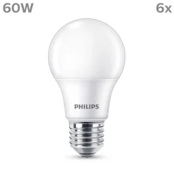 Philips Classic 6Er Set Led E27 8 Watt 2700 Kelvin 806 Lumen
