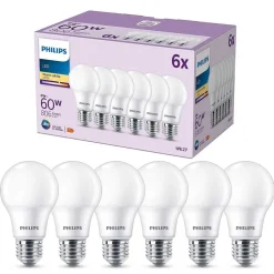 Philips Classic 6Er Set Led E27 8 Watt 2700 Kelvin 806 Lumen