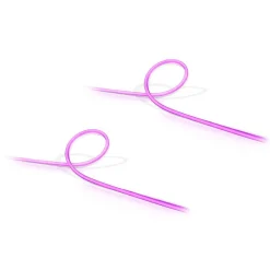 Philips Hue Lot De 2 Bandes Led D'Exterieur Transparent, 1 Lumiere, Changeur De Couleurs