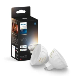 Philips Hue Lot De 2 Led Gu5.3 6,3 Watt 2000-6500 Kelvin 400 Lumen