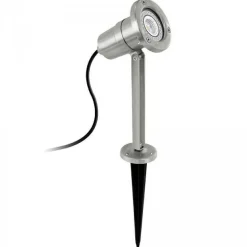Pique De Terre Eglo Nema Acier Inoxydable, 1 Lumiere