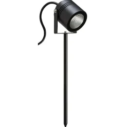 Pique De Terre Lcd Langenfeld Led Noir, 1 Lumiere