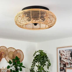 Plafonnier 50 Cm Mulstrand Noir, 4 Lumieres