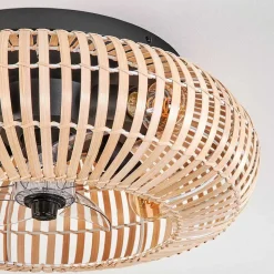 Plafonnier 50 Cm Mulstrand Noir, 4 Lumieres, Telecommandes