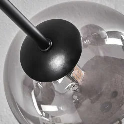 Plafonnier - Verre 15 Cm Chehalis Fume, 6 Lumieres