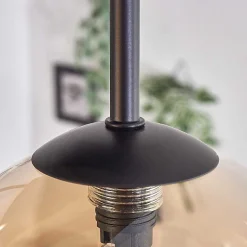 Plafonnier - Verre Chehalis Ambre, 5 Lumieres