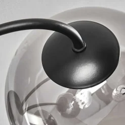 Plafonnier - Verre Chehalis Ambre, Fume, 6 Lumieres