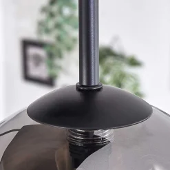 Plafonnier - Verre Chehalis Clair, Fume, 5 Lumieres