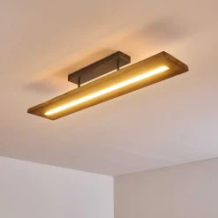 Plafonnier Adak Led Gris, 1 Lumiere