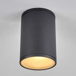 Plafonnier Agua Noir, 1 Lumiere