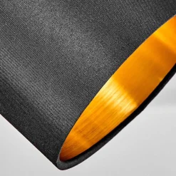 Plafonnier Alsen Ecru, Noir, 4 Lumieres