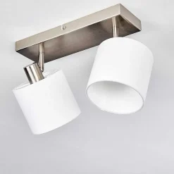 Plafonnier Alsen Nickel Mat, 2 Lumieres