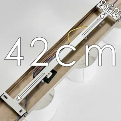 Plafonnier Alsen Nickel Mat, 4 Lumieres