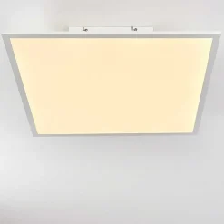 Plafonnier Antria Led Blanc, 1 Lumiere, Telecommandes, Changeur De Couleurs