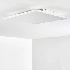 Plafonnier Antria Led Blanc, 1 Lumiere, Telecommandes, Changeur De Couleurs