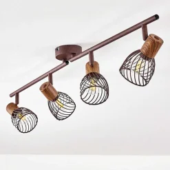 Plafonnier Arjen Brun, Rouille, 4 Lumieres