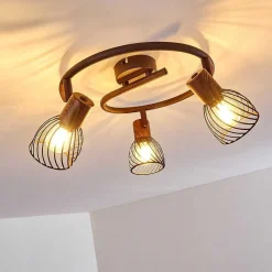 Plafonnier Arjen Rouille, 3 Lumieres