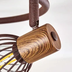 Plafonnier Arjen Rouille, 3 Lumieres