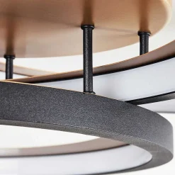 Plafonnier Baiyin Led Or, 1 Lumiere