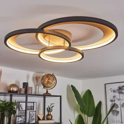 Plafonnier Baiyin Led Or, 1 Lumiere