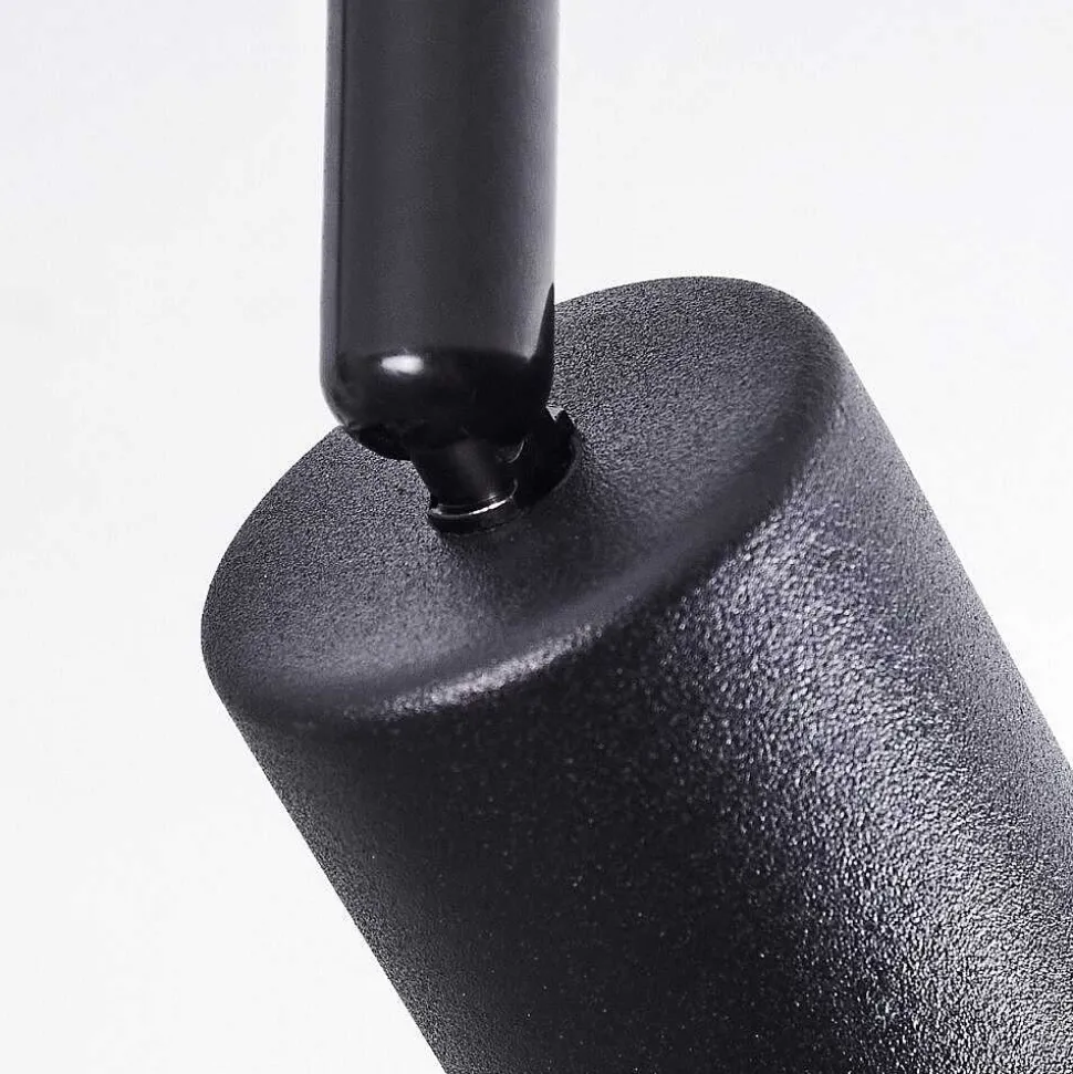 Plafonnier Baripada Noir, 6 Lumieres