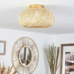 Plafonnier Bauro Ecru, 1 Lumiere