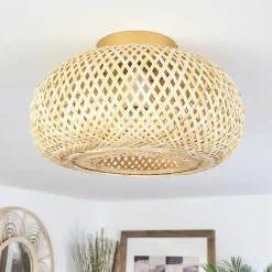 Plafonnier Bauro Ecru, 1 Lumiere