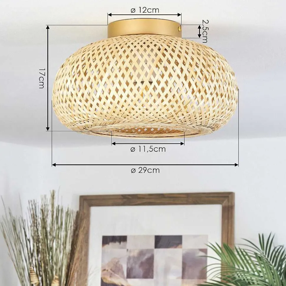 Plafonnier Bauro Ecru, 1 Lumiere