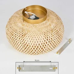 Plafonnier Bauro Ecru, 1 Lumiere