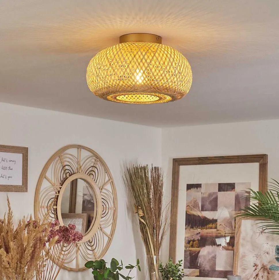 Plafonnier Bauro Ecru, 1 Lumiere