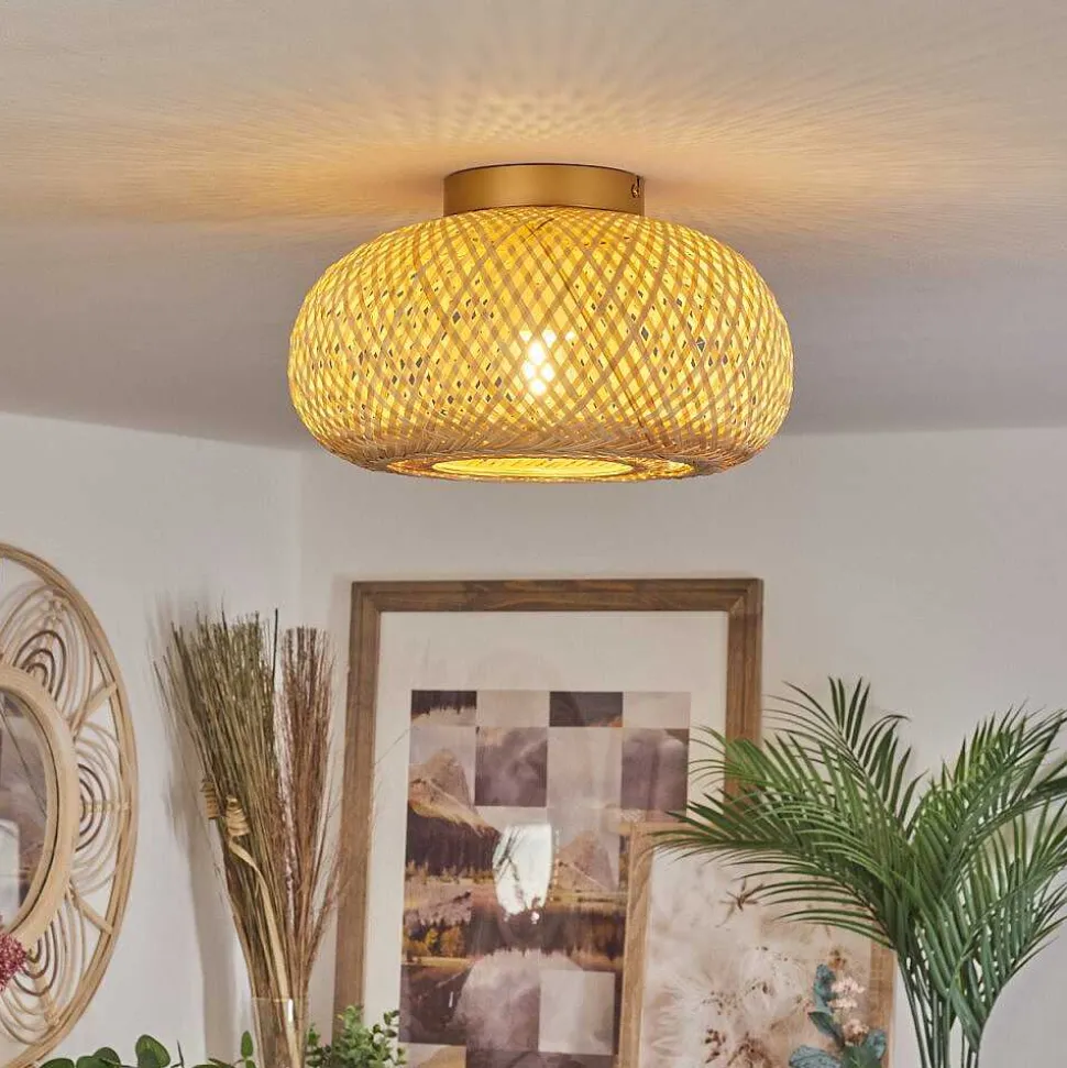 Plafonnier Bauro Ecru, 1 Lumiere