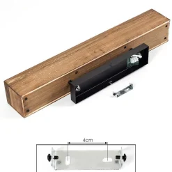 Plafonnier Berat Brun, Noir, 3 Lumieres