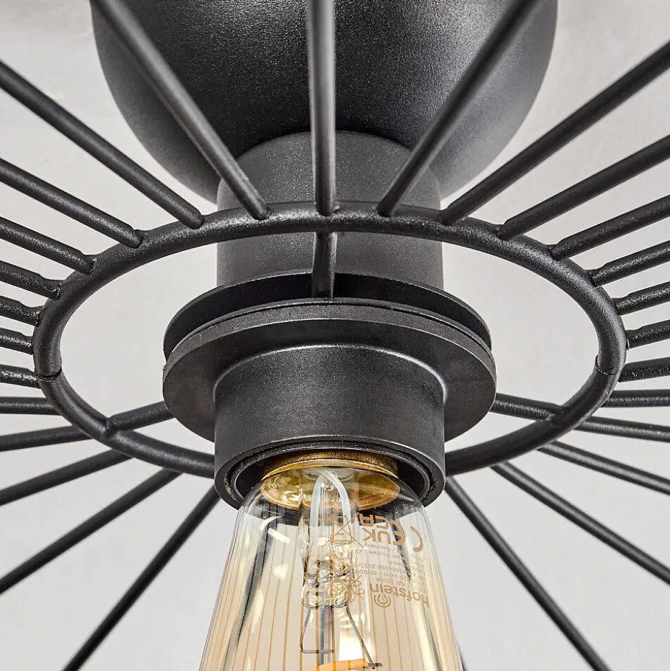 Plafonnier Cacor Noir, 1 Lumiere