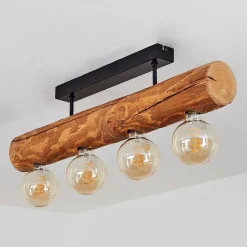 Plafonnier Canedo Noir, 4 Lumieres