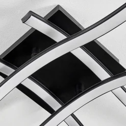 Plafonnier Casais Led Noir, 4 Lumieres