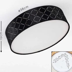 Plafonnier Chazy Blanc, 2 Lumieres