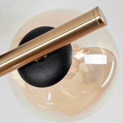 Plafonnier Chehalis Led Laiton, Noir, 3 Lumieres