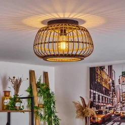 Plafonnier Combeima Noir, 1 Lumiere