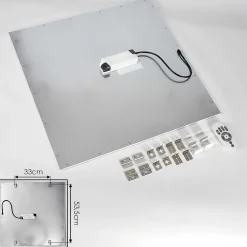 Plafonnier Crum Led Blanc, 1 Lumiere, Telecommandes