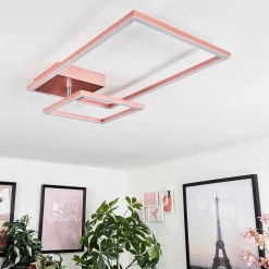 Plafonnier Doyon Led Or, Rose, 1 Lumiere