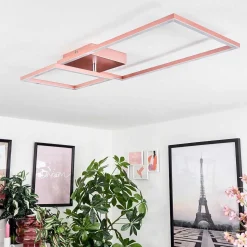 Plafonnier Doyon Led Or, Rose, 1 Lumiere