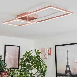 Plafonnier Doyon Led Or, Rose, 1 Lumiere