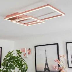 Plafonnier Doyon Led Or, Rose, 1 Lumiere