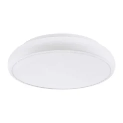 Plafonnier Eglo Connect Riodeva-C Led Blanc, 1 Lumiere, Changeur De Couleurs