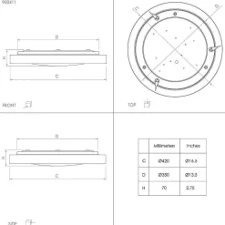 Plafonnier Eglo Montemorelos-Z Led Noir, 1 Lumiere, Changeur De Couleurs