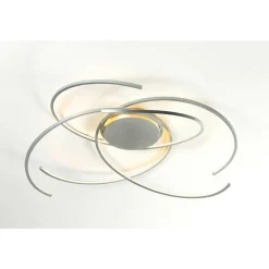 Plafonnier Escale Space Led Aluminium, 1 Lumiere