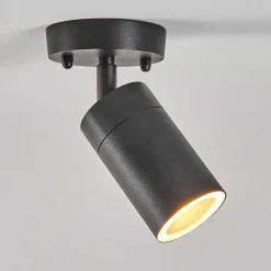 Plafonnier Exterieur Bessiebelle Noir, Blanc, 1 Lumiere